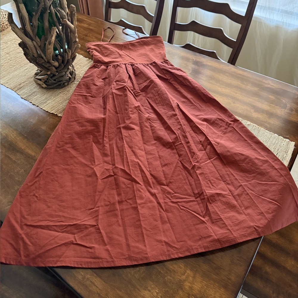 GAP Rust Cotton Blend Top